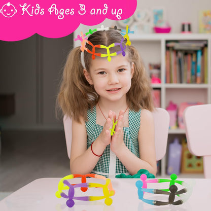 MAGMEN Magnetic Fidget Toys 5-Pack - Travel Entertainment for Kids Ages 3+ | STEM Sensory Toys for Airplane, Car Trips & Quiet Play.