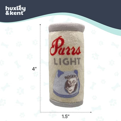 Huxley & Kent Plush Cat Toy - Interactive Catnip Toy for Cats & Kittens - Soft Kitty Toy with Crinkle & Catnip - Fun Indoor Play Toy - Purrs Light