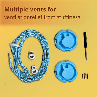 5.9" Hamster Wheel,Exercise Ball & Wheel - Silent Running Toy with Anti-Skid,Transparent Hamster Ball,Breathable Design & Rope for Easy Carry,for Little/Dwarf Mouse (Blue, 5.9)