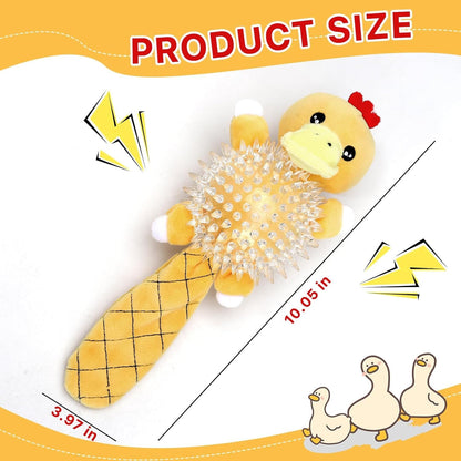 Squeaky Plush Dog Toys,Squeaky Dog Toys forMedium Dogs, Small Dogs, Durable Puppy Teething Toys Plush Duck Dog Toy to Keep Them Busy
