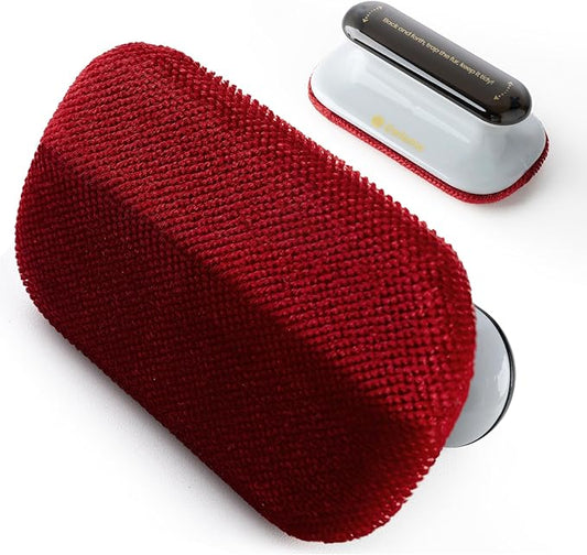 DELOMO Upgraded Pet Hair Removal Tool for Car, Mini Dog Hair Remover for Car Detailing, Pet Hair Remover Brush for Auto Detailing, Furniture, Carpet, Lint, Pet Hair Eraser (Size: 4.72" L × 2.76" W)