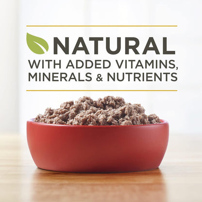 Purina ONE Wet Dog Food True Instinct Classic Ground Grain-Free Formula With Real Turkey And Venison High Protein Wet Dog Food - (Pack of 12) 13 oz. Cans