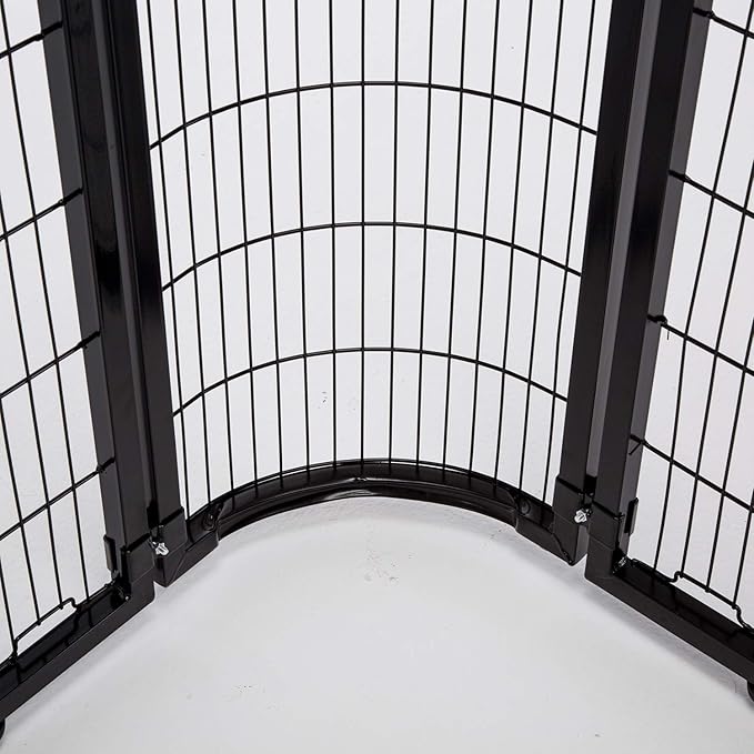 Large Black Walk in Bird Cage Parrot Macaw with Red Cover Top Parakeet Finch Budgie Lovebird Aviary Pet House Heavy Duty Big