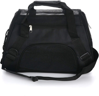 Pet Carrier Soft-Sided Carriers for Cat Carriers Dog Carrier for Small Medium Cats Dogs Puppies Pet Carrier Airline Approved Cat Dog Pet Travel Carrier (Medium,Black)