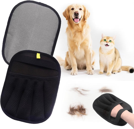 Pet Hair Removal Glove for Dogs & Cats - Reusable Magic Brush pet Hair Removal Tool（1pcs）