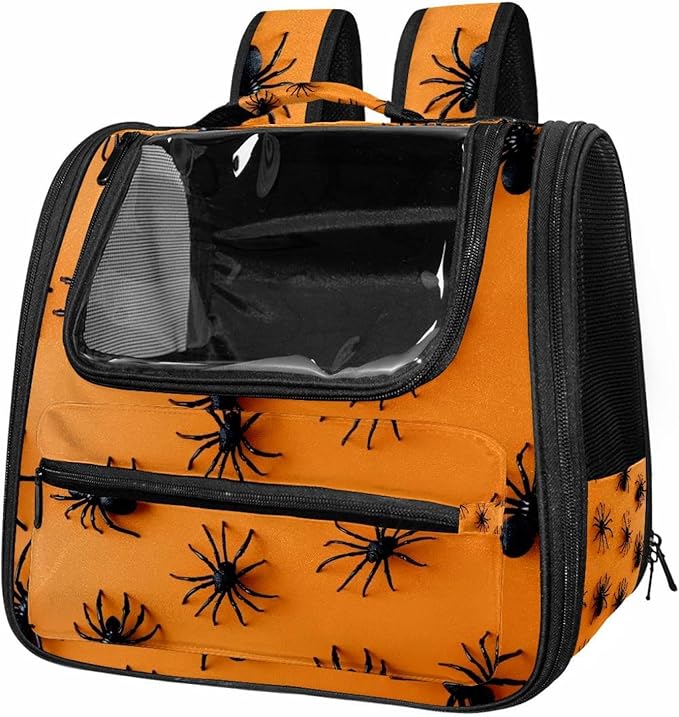 Spiders 1 Cat Backpack Carrier Pet Backpack Carrier for Small Dogs and Medium cat Puppy Kitten Bunny