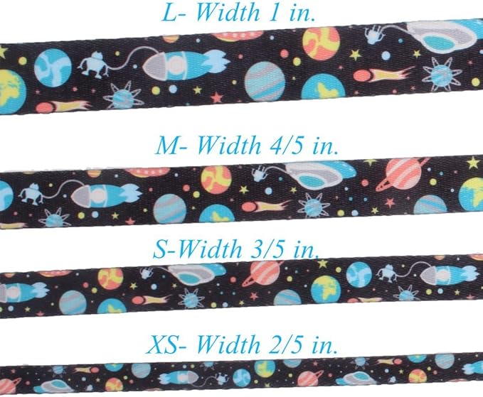 QQPETS Dog Harness Leash Set Adjustable Heavy Duty No Pull Halter Harnesses for Small Medium Large Breed Dogs Back Clip Anti-Twist Perfect for Walking (XS(12"-18" Chest Girth), Space)