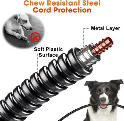 GASUR Pet Heating Pad for Dogs, Waterproof Cat Heating Pad with Timer Temperature Adjustable, Indoor Heated Electric Pet Bed for Cats Dogs, Anti-bite Pet Heated Pad, 35''x24'', Large