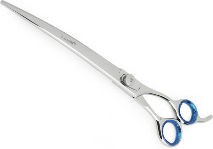 Laazar Pro Shears, Curved Pet Grooming Shear, 9" Scissors