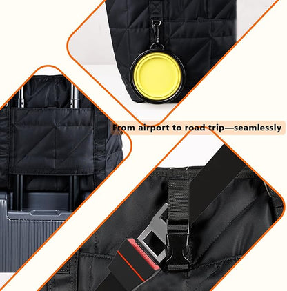 Dog Carriers for Small Dogs Pet Carrier Purse for Puppy and Cats Stylish Tote Bag with Pockets Adjustable Shoulder Strap for Travel/Shopping