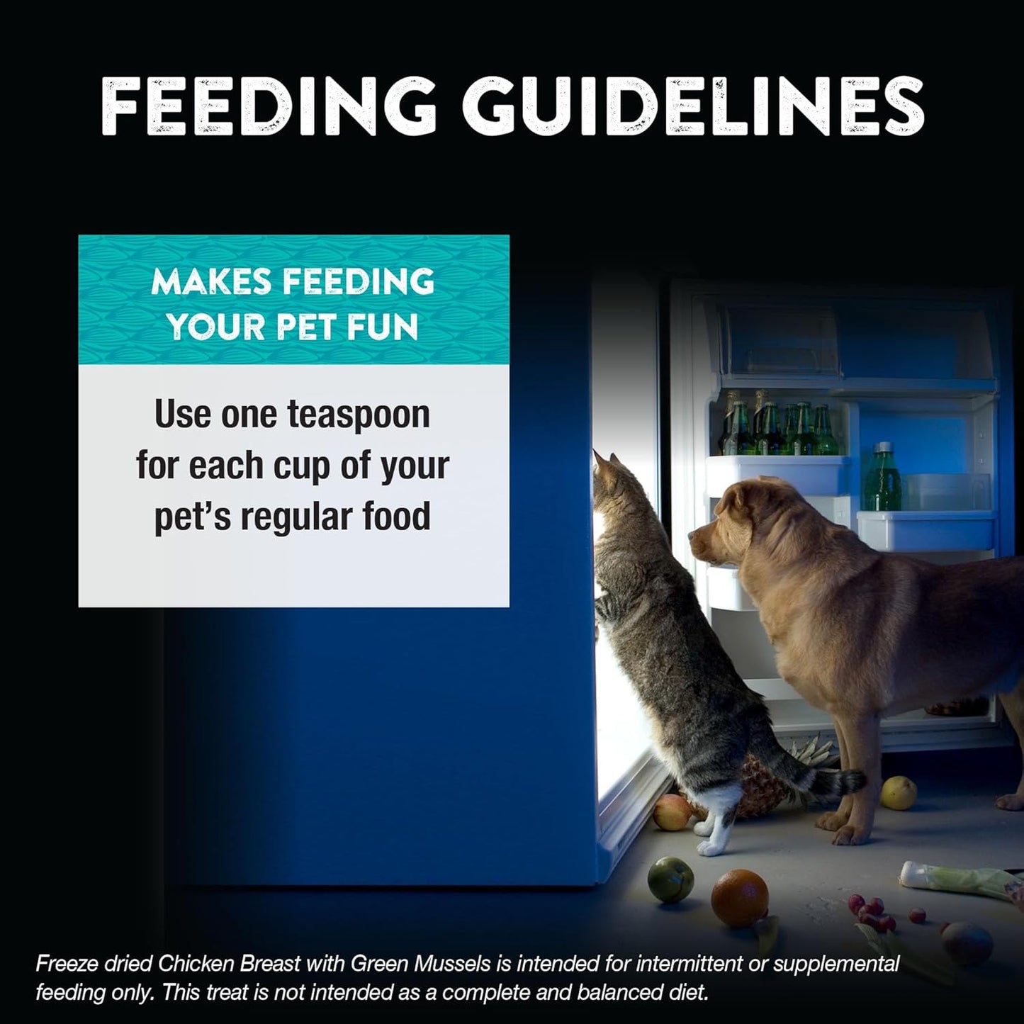 Northwest Naturals Freeze-Dried Chicken Breast with Green Lipped Mussels - Functional Topper - for Dogs and Cats - Healthy, Limited, Human Grade Ingredients, All Natural, Made in USA, 5 Oz (Pack of 1)