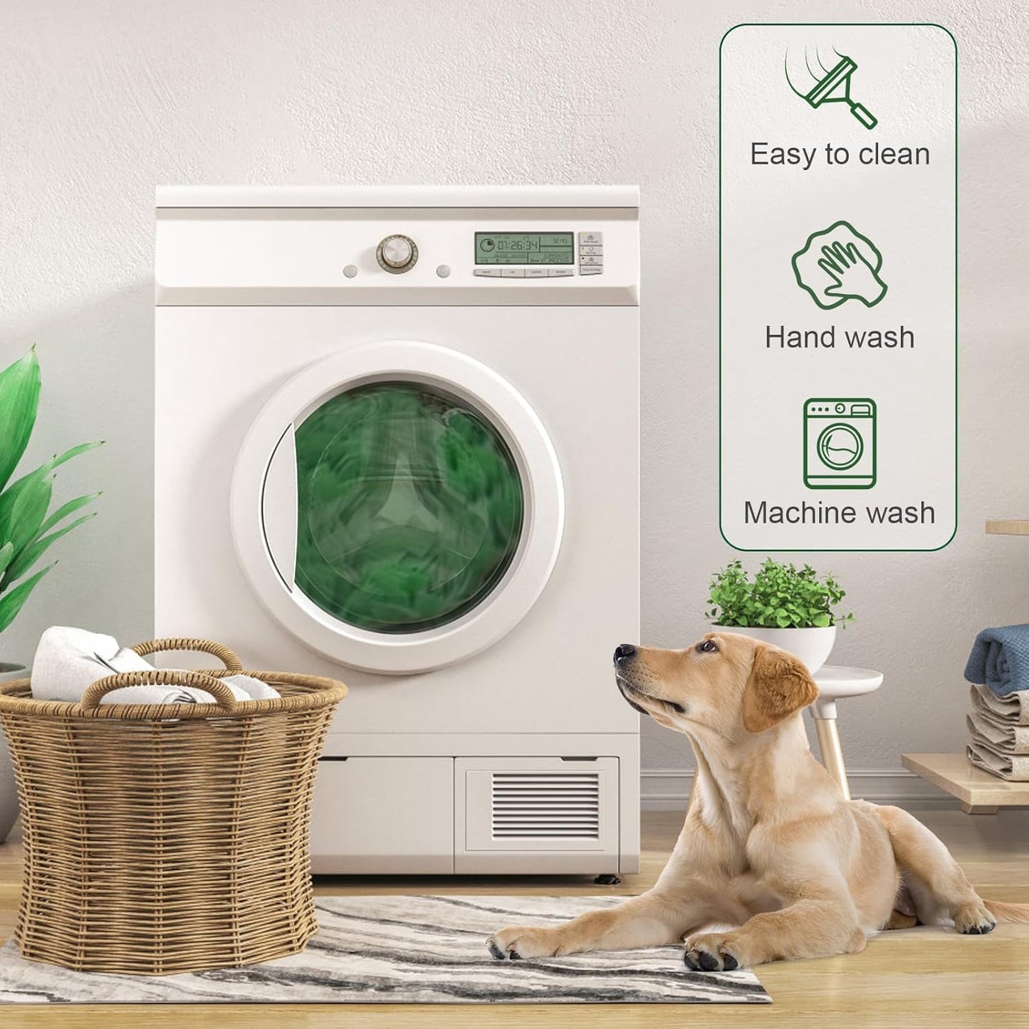 Snuffle Mat for Dogs Cognitive Dog Toys Puzzle Feeders Interactive Pet Enrichment for Mental Stimulation，Sniff Mat Helps Slow Eating and Keeping Puppy & Cats Mentally Active & Entertained