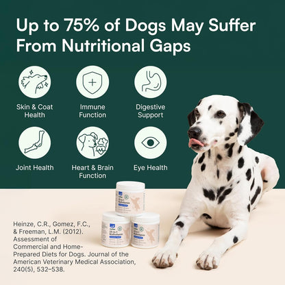 Wuffes 23-in-1 Dog Multivitamin Supplement for Hip & Joint, Skin & Coat and Immune System Support with Omega 3, Iron, Zinc, Vitamin C - Minerals & Vitamins for Senior Dogs and Puppies - 30 Soft Chews