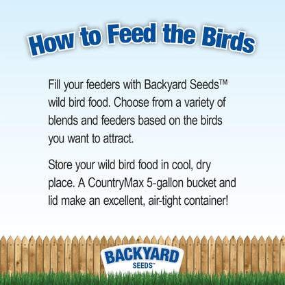 Backyard Seeds Peanut Hearts - High-Energy Wild Bird Food, 50 lbs (50 Pounds)