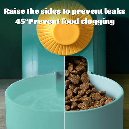 kathson 35oz Hanging Automatic Food Water Dispenser Gravity Pet Auto Feeder Waterer Set for Rabbit Cat Dog Chinchilla Guinea Pig Hedgehog Ferret (Water Dispenser)