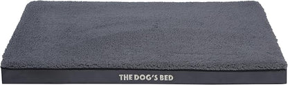 The Dog’s Bed Orthopedic Dog Bed, XL Grey Plush, Waterproof, Supportive Dog Bed with Washable Replaceable Covers