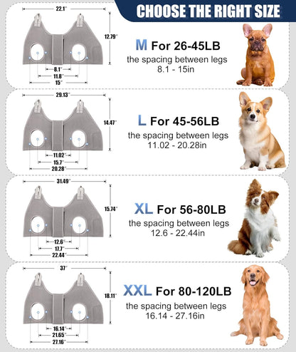 Dog Grooming Hammock,XX-Large Hammock for Nail Trim, Hanging Harness for Nail Trimming,Dog Sling Restraint Holder for Pet Grooming Suspension Hanger with Thick Fabric Neck Support