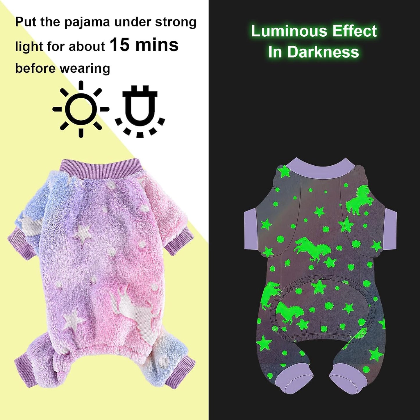 Small Dog Pajamas Pjs Sweater Cute Extra Small Dog Clothes, 4 Legs Puppy Jumpsuit, Warm Winter Fleece Doggie Onesies Pet Apparel Outfits for Chihuahua Yorkie Cat, Pink, XXXS