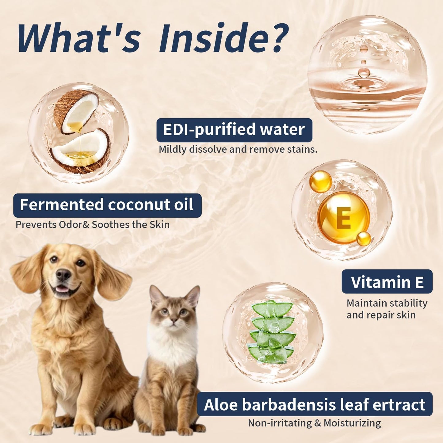 MIOSSZI 250ct Dog Ear Cleaner - Finger Wipes for Dogs & Cats Ear Wipes for Itch Relief Remove Wax & Odor, Dog Teeth Cleaning Wipes-Dog Ear Finger Wipes