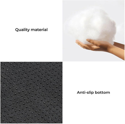 FUNNY FUZZY Pet Fluffy Plush Calming Dog Couch Bed Sofa Protector Washable Pets Mat for Large Medium Small Dogs and Cats (Tie-dye Blue,47.24 × 37.4 × 6.3 in)