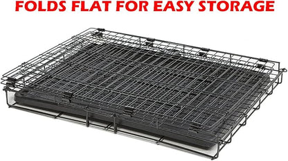 Easy Portable Foldable Travel Vet Bird Parrot Cage Carrier Handle with Stainless Feeder Bowls and Natural Wooden Stand Perch Prevent Beaks Out