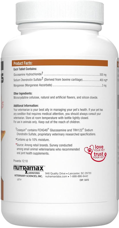 Nutramax Laboratories Cosequin DS Double Strength Chewables 132 Count