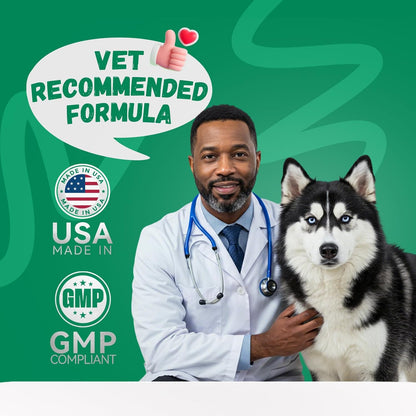 Furrolika Hip and Joint Supplement for Dogs – Made in The USA – Glucosamine, Chondroitin, MSM, Vitamin C – Chewable Joint Support for Mobility & Comfort – Beef Flavor – 60 Soft Chews