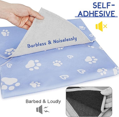 Cat Wrap for Cutting Nails, Self-Adhesive for Grooming, Anti-Scratch Cat Swaddle Wrap for Medicine, Nail Clipping, Teeth Brushing, Ear Cleaning
