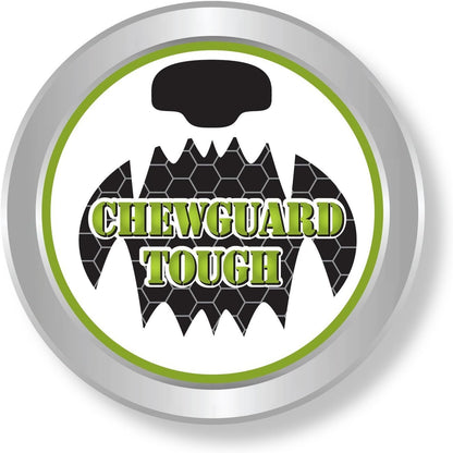 goDog Bubble Plush Dragons Squeaky Dog Toy, Chew Guard Technology - Periwinkle, Large