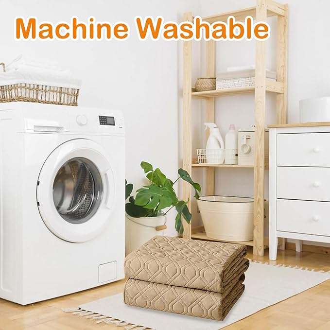 hyha Waterproof Dog Bed Blanket, Soft Pet Blankets, Waterproof Couch Cover for Dogs, Reversible Sofa Covers Washable for Furniture (30x70 Inch, Camel/Camel)