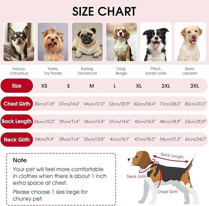 Queenmore Dog Sweaters for Medium Dogs, Waffle Knit Doggie Sweater with Long Sleeve, Dog Sweaters for Medium Dogs, Cat Christmas Sweater, Red M