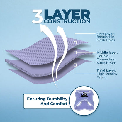 Best Pet Supplies Voyager Step-in Air Harness - All Weather Mesh, Reflective, No Pull Harness for Dogs, Cats - Secure with Hook & Loop Fastener, Buckle, Double D-Rings - Lavender, XL