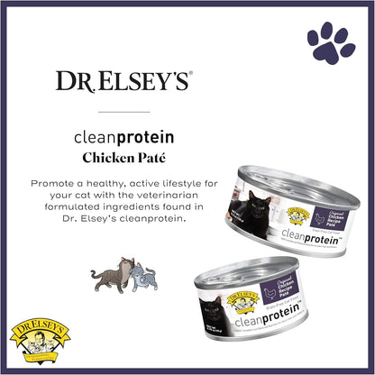 Dr. Elsey's cleanprotein Chicken Recipe Wet Cat Food, 2.75 oz Can (Case of 24)