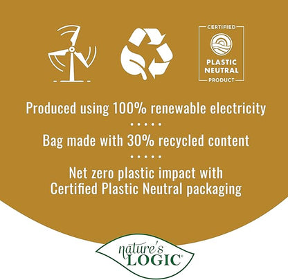 Nature's Logic Grain-Free Dry Dog Food - All-Natural, High Protein, No Synthetic Vitamins/Minerals - Gluten Free - Supports Healthy Digestion - All Breeds & Ages - Chicken Meal Feast, 4.4lbs