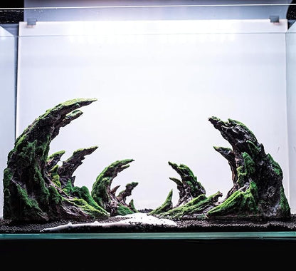 Novelsite Fish Tank Accessories, Aquarium Decorations, Scenery, Rock Ornaments - Create Aquatic Beauty with Premium Aquarium Decorations,14.4" W x 7.1" H x 3.4" D