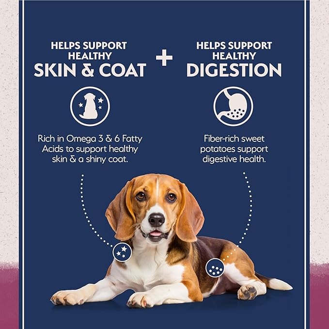 Natural Balance Limited Ingredient Adult Grain-Free Dry Dog Food, Reserve Sweet Potato & Venison Recipe, 12 Pound (Pack of 1)