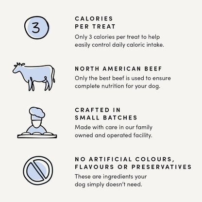 Crumps' Naturals Mini Trainers Semi Moist Beef 4.7oz