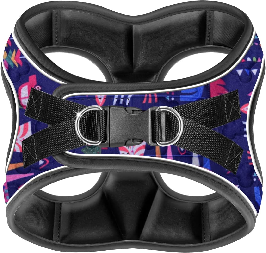 Comfort Fit Dog Harness Soft Padded No Pull Harness with Adjustable Buckles for Small Medium Large Dogs Step in Pet Vest with Easy Control Handle for Walking Jogging Running Training Dogs & Puppies
