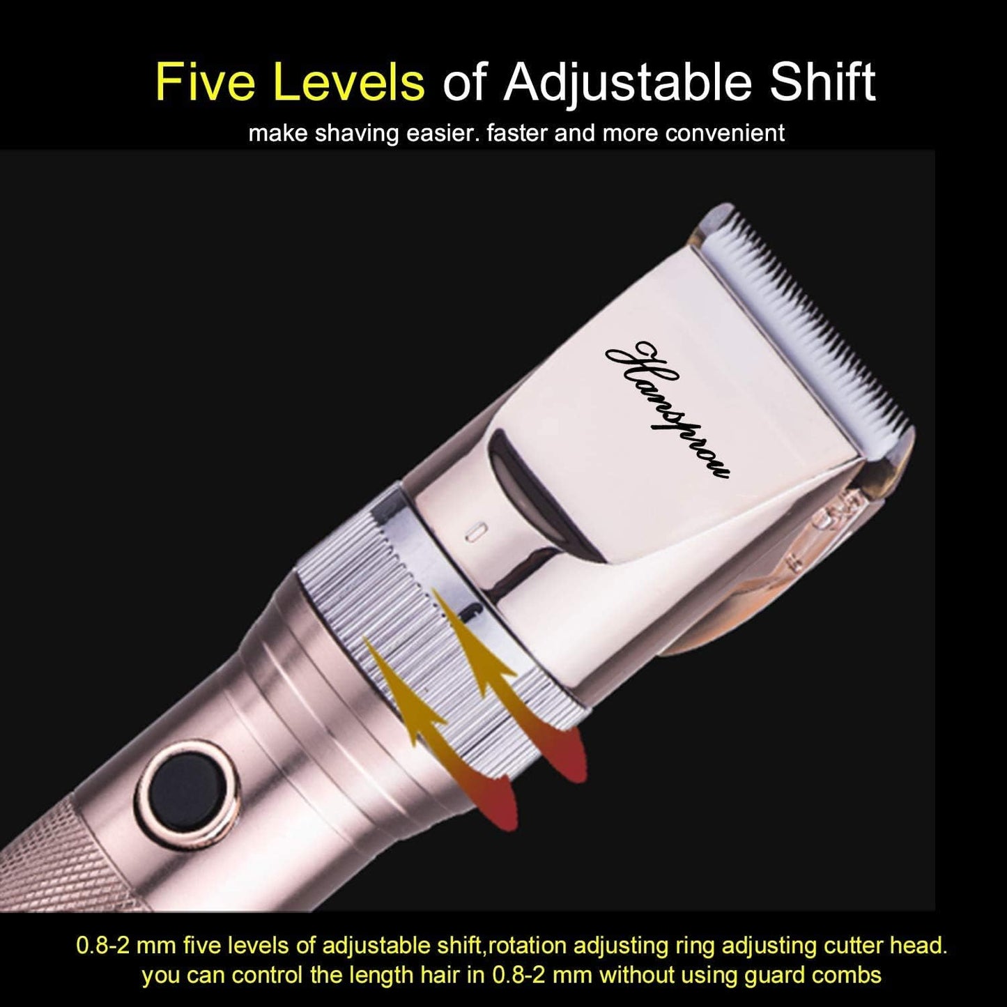 Dog Clippers for Grooming, 12V Pet Hair Clipper, Professional Heavy Duty Pet Grooming Clipper Corded Dog Trimmer for Thick Coats with Guard Combs Brush for Dogs Cats