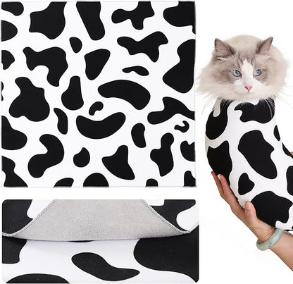 Cat Grooming Wrap Cat Wrap for Cutting Nails, 23.6" Cat Wrap for Grooming, Cat Restraint for Nail Clipping, Multifunctional Swaddle Wrap Pet Tool, Cat Burrito Wrap