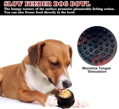 Yipetor Dog Toy, Frozen Dog Treats to Keep Dogs Busy, Interactive Treat Dispensing Dog Toy Puzzle, Interactive Chew Toys for Puppy Small Medium Dog, Power Chewer, Durable Rubber-Easy to Clean(Medium)