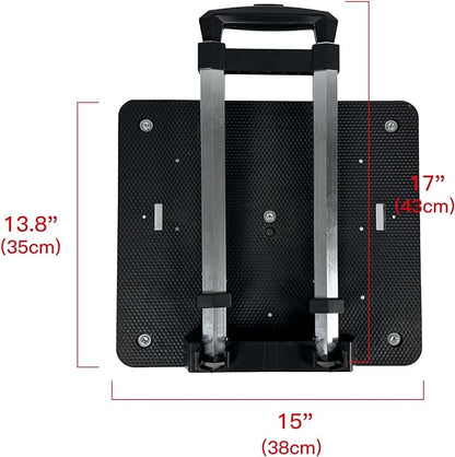 Mr. Peanut's Spinner Wheelbase Luggage Cart, Adding Rolling Functionality to Bags & Pet Carriers