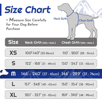 Eagloo Dog Harness for Large Dogs, No Pull Service Vest with Reflective Strips and Control Handle, Adjustable and Comfortable for Walking, No Choke Harness with 2 Metal Rings, Blue & Orange, M