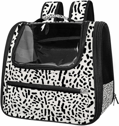 Leopard Skin (2) Dog Cat Carrier Soft-Sided Pet Bag for Small Medium Cats Puppies Airline Approved Cat Travel Carrier