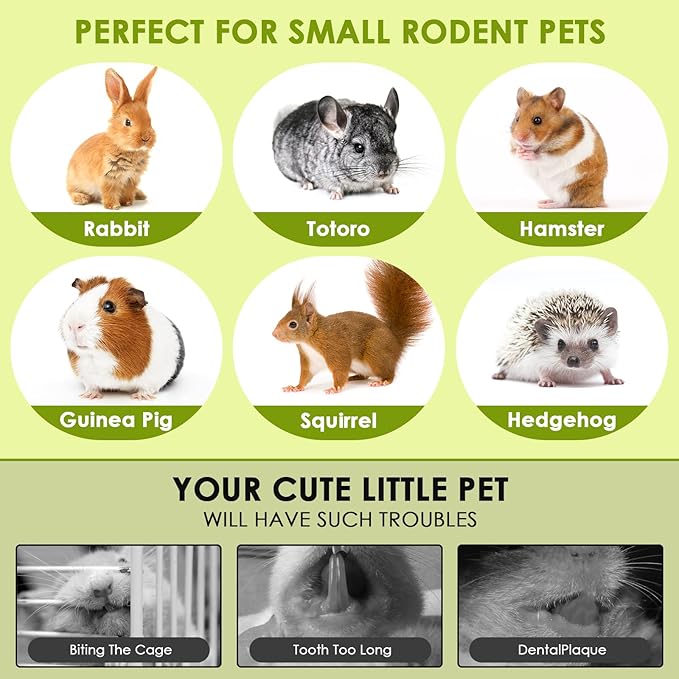 50-60pcs Bunny Toys,Rabbit Chew Toy for Bunny Teeth, Bunny Toys for Rabbits Indoor, Timothy Grass Treats Sweet Bamboo for Small Pets, Hamster, Chinchilla, Guinea Pig