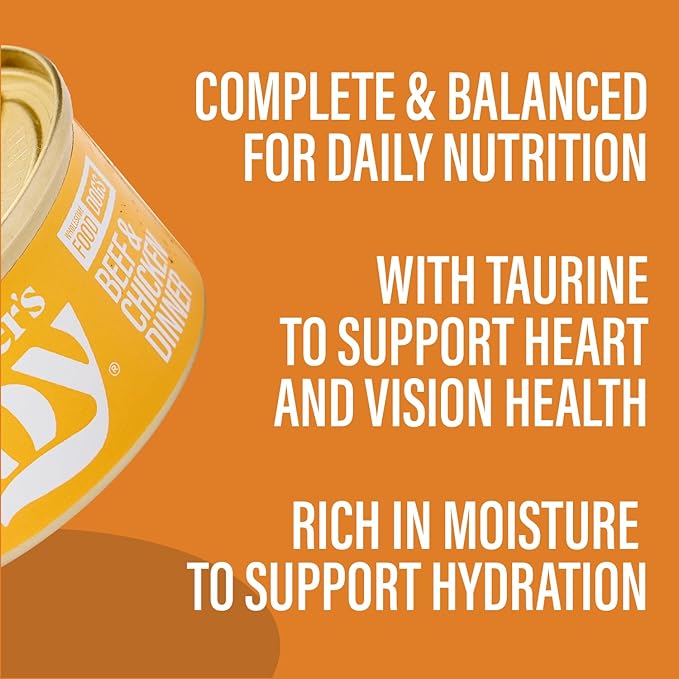 Chewer's Joy Wet Dog Food Variety Pack – 4 Flavors: Beef & Chicken, Chicken & Salmon, Chicken & Rice or Beef & Vegetables – Natural Pâté – High Protein – Complete Nutrition (3oz) – Pack of 12