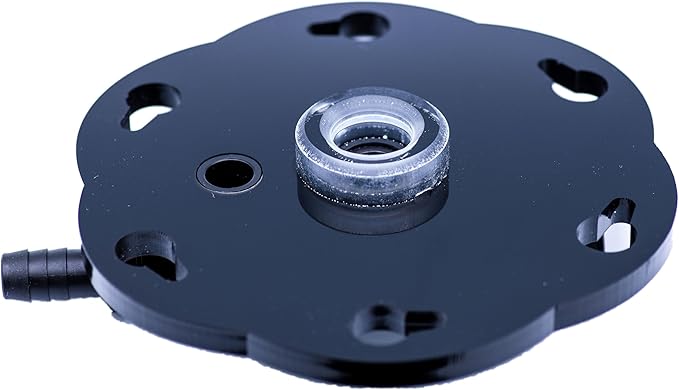 TL Reefs Fluidized Media Reactor 4", for GFO, Carbon, Biopellets, Etc (4x18 Without Pump Kit, Black)