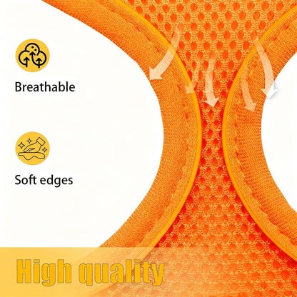 2-in-1 No Pull Dog Harness & Retractable Leash, Adjustable Dog Harness, No Pull Step-in Soft Mesh Puppy Vest Harnesses, Adjustable Puppy Vest for Small Medium Dogs and Cats