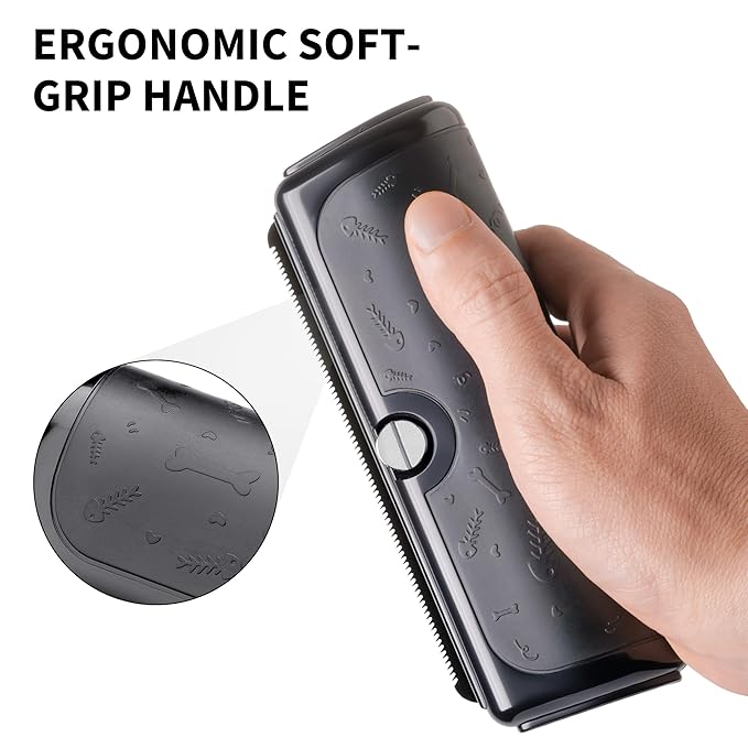 Cat & Dog Deshedding Brush – Gentle Pet Hair Remover Comb for Shedding, Effective Grooming Tool for Long & Short Hair, Comfortable Grip, Easy to Clean, Professional Pet Brush