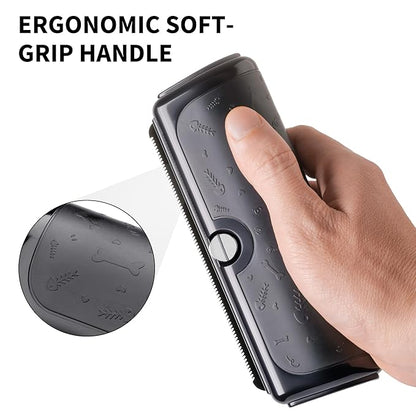 Cat & Dog Deshedding Brush – Gentle Pet Hair Remover Comb for Shedding, Effective Grooming Tool for Long & Short Hair, Comfortable Grip, Easy to Clean, Professional Pet Brush